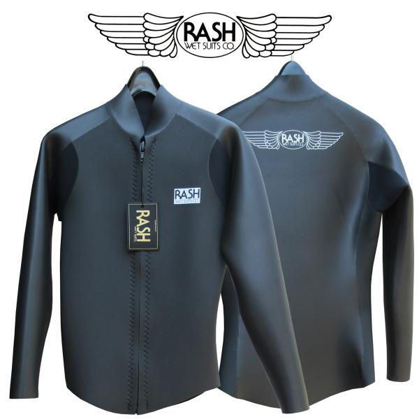 RASH ラッシュウエットスーツ ロングスリーブタッパ（2mmスキン）フロントジップタイプ【2025...
