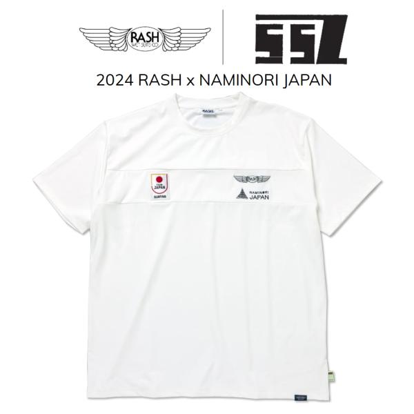 2024 RASH x NAMINORI JAPAN レプリカ TEE （ホワイト）designed...