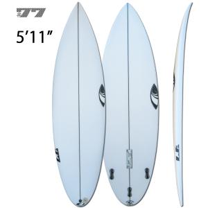 シャープアイサーフボード SHARP EYE SURFBOARDS #77モデル 5'11" FCS2 TRI（フィンなし）ホワイトカーボンパッチ入り マルシオ・ゾウビシェープ 正規品｜surf-alphas