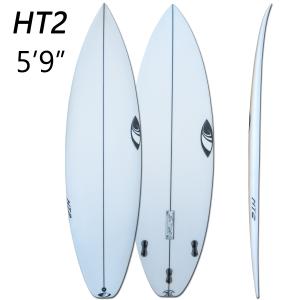 シャープアイサーフボード SHARP EYE SURFBOARDS HT2モデル 5'9" FCS2 TRI（フィンなし）ホワイトカーボンパッチ入り マルシオ・ゾウビシェープ 正規品｜surf-alphas