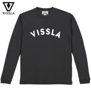 VISSLA ヴィスラ 2023 ハイブリット LS T-Shirts ガンメタ 水陸両用 サーフTシャツ｜surf-alphas
