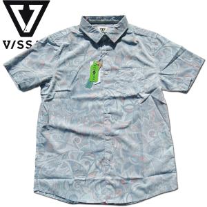 VISSLA ヴィスラ Sumbawa Eco SS Shirt/リバースプリント生地半袖シャツ  PCB（M514SSUM21SP）2021モデル｜surf-alphas