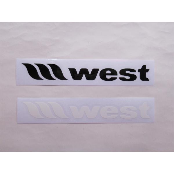 WEST ウエストステッカー Logo (S) ウエストスーツ/サーフィンステッカー