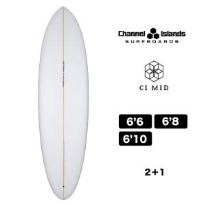 Channel Islands チャネルアイランズ サーフボード ミッドレングス ファンボード  シーアイミッド 6.10 クリア 2＋1 チャンネルアイランド | CI MID｜surfboard-skate-jack