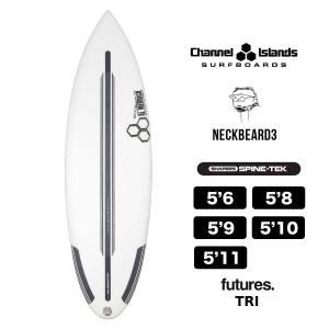 Channel Islands チャンネルアイランド サーフボード ショート サーフィン ショートボード ネックベアード3 スパインテック｜NeckBeard3 SPINE-TEK FCS2 TRI｜surfboard-skate-jack