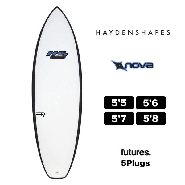ヘイデンシェイプス サーフボード NOVA 5プラグ ショートボード サーフィン futures H...