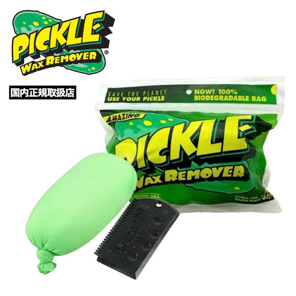 ピックル PICKLE サーフボード ワックス リムーバー スポンジ コーム付き サーフィン ボード...