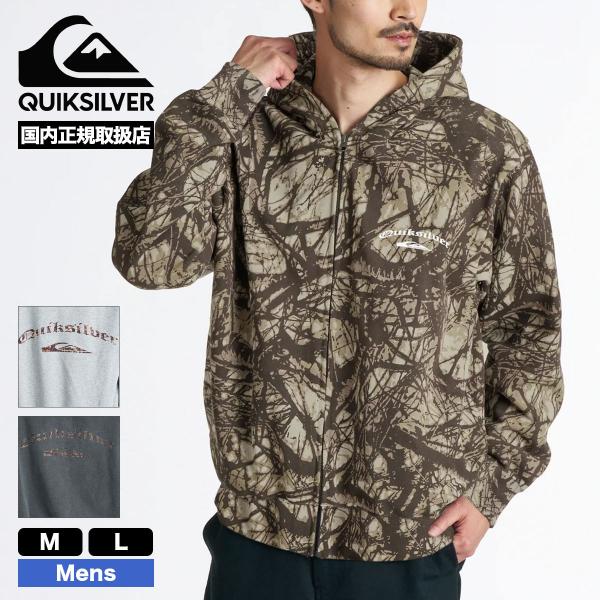 QUIKSILVER クイックシルバー メンズ ジップパーカー スウェット 裏毛 全2色 M L X...