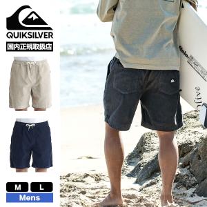 QUIKSILVER クイックシルバー メンズ TAXER CORD ウォークショーツ ウエストゴム ショートパンツ アウトドア 定番 ロゴ サーフィン 人気 通販 【AQYWS03235】｜surfboard-skate-jack