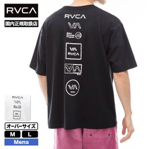 RVCA ルーカ 半袖Tシャツ メンズ ロゴ バックプリント オーバーサイズ シンプル ブラック ホワイト M L 人気ブランド 通販 2024 新作 | ALL LOGO【BE04A236】｜surfboard-skate-jack