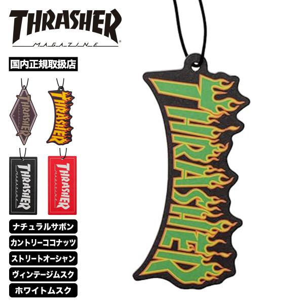 THRASHER スラッシャー ペーパーフレグランス 芳香剤 吊り下げ ロゴ 全5種 小物 プレゼン...