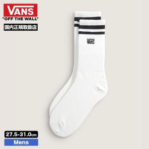 ヴァンズ バンズ メンズ クルーソックス 靴下 ライン ロゴ ホワイト 白 27.5cm-31.0cm スケーター 人気ブランド VANS 通販 | LINE CREW SOCKS【VN000SZQWHT】