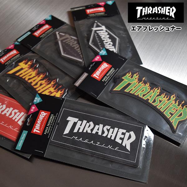 THRASHER スラッシャー エアフレッシュナー 芳香剤 吊り下げ 紙製 カーアクセサリー D6