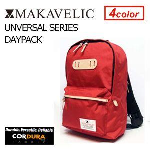 送料無料 MAKAVELIC マキャベリック バックパック リュック コーデュラ CORDURA/UNIVERSAL DAYPACK RED｜surfer