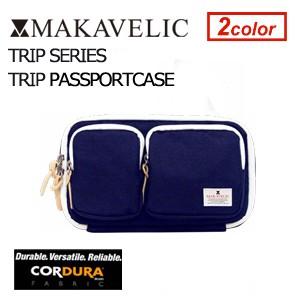 MAKAVELIC マキャベリック マキャヴェリック バック コーデュラ パスポートケース/TRIP PASSPORTCASE NVY｜surfer