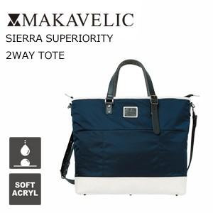 送料無料 MAKAVELIC マキャベリック トート 2WAY/SIERRA SUPERIORITY 2WAY TOTE NAVY｜surfer