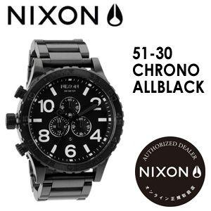 NIXON ニクソン 腕時計 正規取扱店/51-30CHRONO-ALLBLACK｜surfer