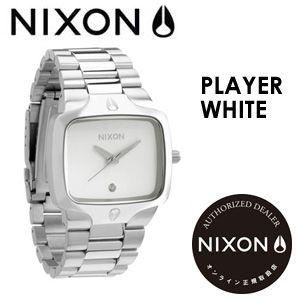 NIXON ニクソン 腕時計 正規取扱店/PLAYER-WHITE｜surfer