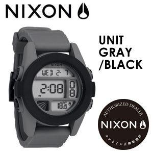 NIXON ニクソン 腕時計 正規取扱店/UNIT-GRAY/BLACK｜surfer