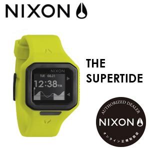 NIXON ニクソン 腕時計 正規取扱店/SUPERTIDE-NEON-YELLOW｜surfer