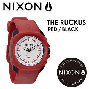 NIXON ニクソン 腕時計 正規取扱店/THE RUCKUS-RED/BLACK｜surfer