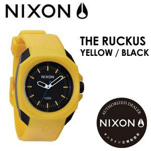NIXON ニクソン 腕時計 正規取扱店/THE RUCKUS-YELLOW/BLACK｜surfer