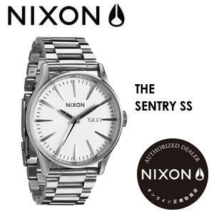 NIXON ニクソン 腕時計 正規取扱店/SENTRY-SS-WHITE｜surfer
