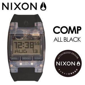 あすつく 送料無料 NIXON ニクソン 腕時計 正規取扱店/COMP ALL BLACK｜surfer