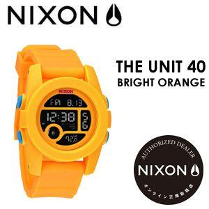 NIXON ニクソン 腕時計 正規取扱店/UNIT-40-BRIGHT-ORANGE｜surfer