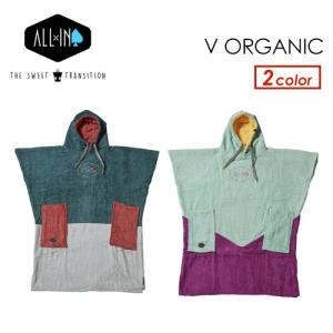 送料無料 オールイン フィットネス 着替え ポンチョ バンブー/ALL×IN V ORGANIC Vポンチョ オーガニック｜surfer