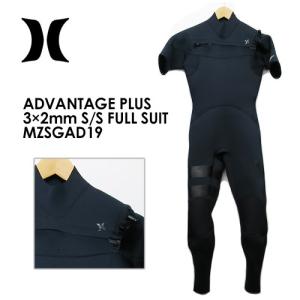 あすつく 送料無料 Hurley ハーレー ウェットスーツ シーガル 19ss/ADVANTAGE PLUS 3×2mm S/S FULL SUIT MZSGAD19｜surfer