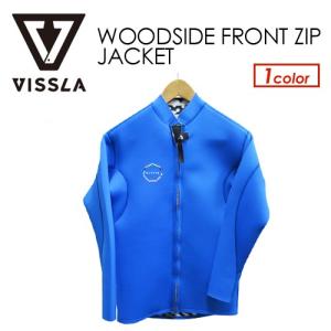 送料無料 VISSLA ヴィスラ ウェットスーツ タッパー 長袖 17sp/WOODSIDE FRONT ZIP JACKET MW02CWOO17SP｜surfer