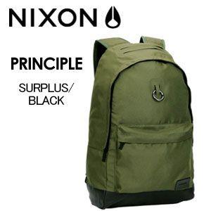 NIXON ニクソン バックパック リュックサック/PRINCIPLE SURPLUS/BLACK｜surfer