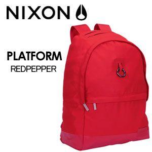 NIXON ニクソン バックパック リュックサック/PLATFORM BACKPACK REDPEPPER｜surfer