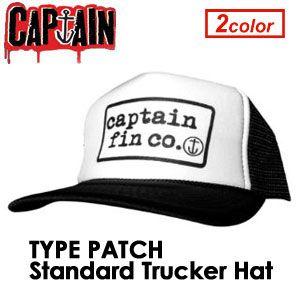 あすつく CAPTAINFIN キャプテンフィン CAP キャップ/CAPTAINFIN TYPE PATCH Standard Trucker Hat｜surfer