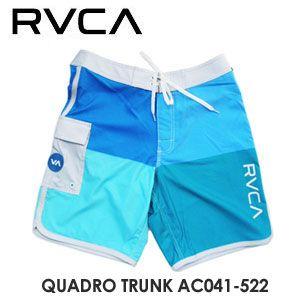 あすつく ボードショーツ サーフトランクス 水着 RVCA ルーカ/QUADRO TRUNK AC041-522｜surfer