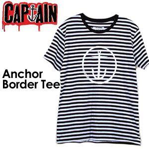 あすつく CAPTAINFIN キャプテンフィン Ｔシャツ/CAPTAIN FIN Co Anchor Border Tee｜surfer