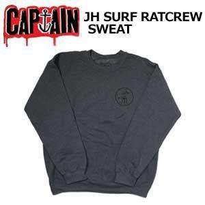 あすつく CAPTAINFIN キャプテンフィン スウェット/CAPTAINFIN JH SURF RAT CREW SWEAT｜surfer