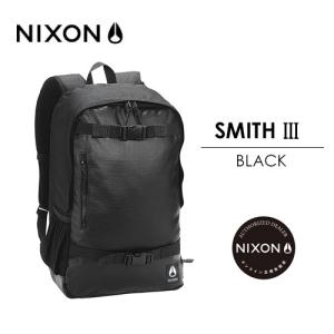 送料無料 正規品 NIXON ニクソン バックパック リュックサック/Smith III BACKPACK BLACK｜surfer