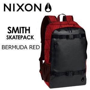 NIXON ニクソン バックパック リュックサック/SMITH BERMUDA RED｜surfer