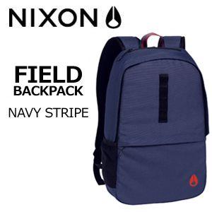 NIXON ニクソン バックパック リュックサック/FIELD BACKPACK NAVY STRIPE｜surfer