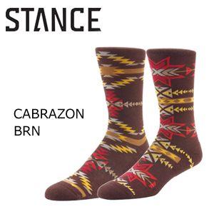 あすつく STANCE スタンス  STANCE SOCKS ソックス 靴下/CABRAZON-BRN｜surfer