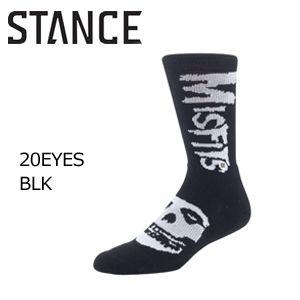 あすつく STANCE スタンス STANCE SOCKS ソックス 靴下/20EYES BLK｜surfer