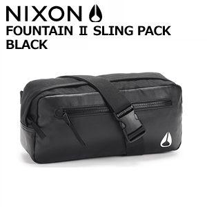 NIXON ニクソン バックパック リュックサック ウエストポーチ/Fountain Sling Pack II BLACK｜surfer