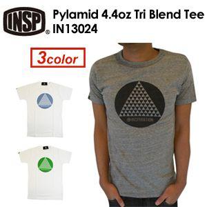 あすつく INSP インスピ Tシャツ sale/Pylamid 4.4oz Tri Blend Tee IN13024｜surfer