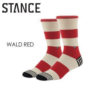 STANCE スタンス STANCE SOCKS ソックス 靴下/WALD-RED｜surfer