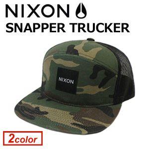 あすつく NIXON ニクソン キャップ メッシュキャップ CAP HAT 帽子/SNAPPER TRUCKER｜surfer