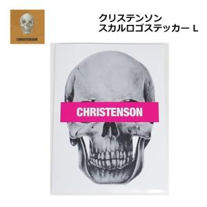 あすつく サーフィン ステッカー CHRISTENSON クリステンソン メール便対応可/クリステンソン スカルロゴ L