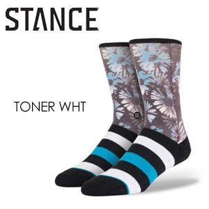 STANCE スタンス STANCE SOCKS ソックス 靴下/TONER-WHT｜surfer