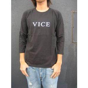 あすつく サーフィン ファッション ロンT VICE ヴァイス/STD LOGO raglan｜surfer